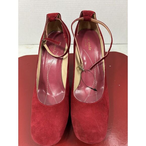 kate spade Shoes - Kate Spade New York Womens Red Patent Heels Mary Janes Shoes Size 8.5B Italy
